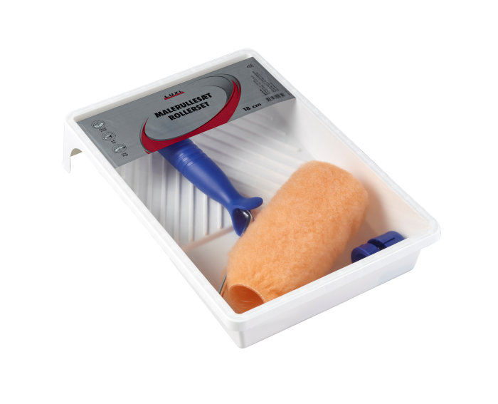 Malerullsett 18 cm 3 deler - Luxi